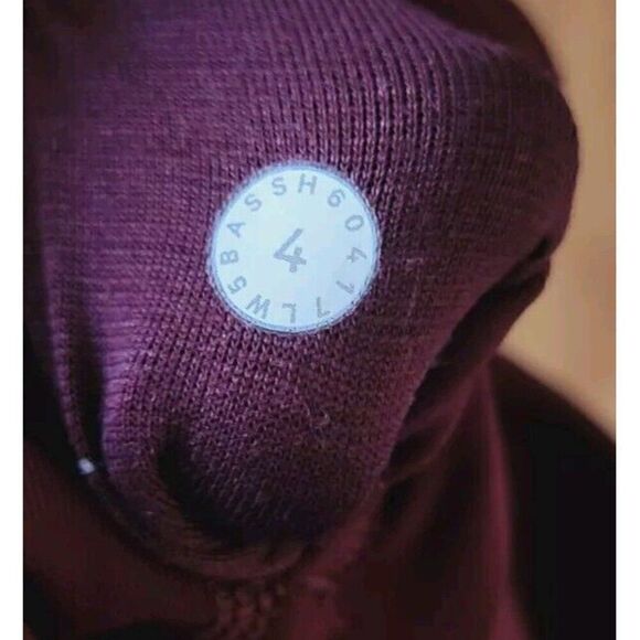 Lululemon Kick Serve Sweat Leggings Athleisure Workout Size 4 Burgundy - Picture 3 of 9